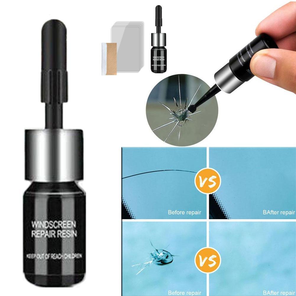 Glass Cleaner Streak - Autoglas Kras Reparatie Vloeistof Middel Set