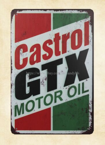 Castrol Oil Gtx - tuinreproducties Castrol Gtx Motor Oil metalen