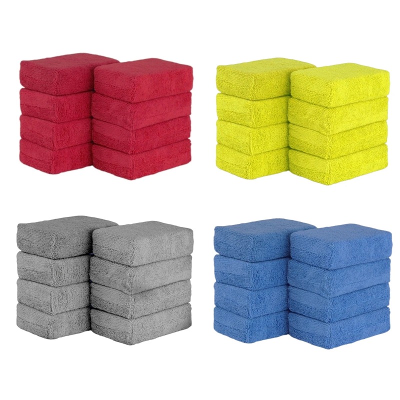 Wax Applicator Pad - 8 stuks microvezel autowas applicator pads,
