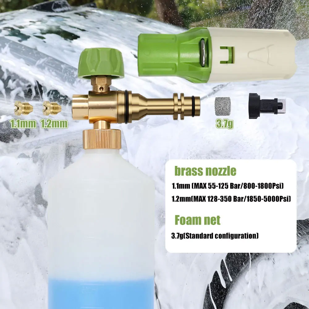 Aluminium Schuimpistool Lance  - Foam Cannon Car Wash recensie en prijs