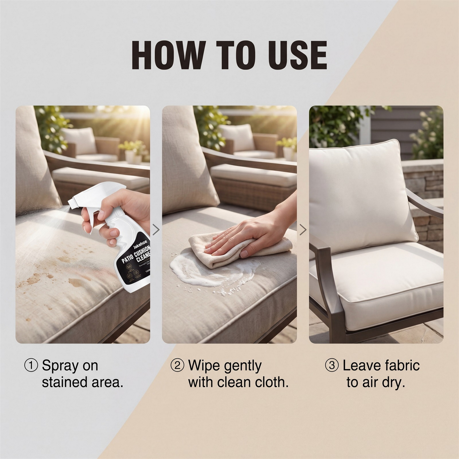 Krachtige patio-kussenreiniger - Seat Cleaner Fabric recensie en prijs